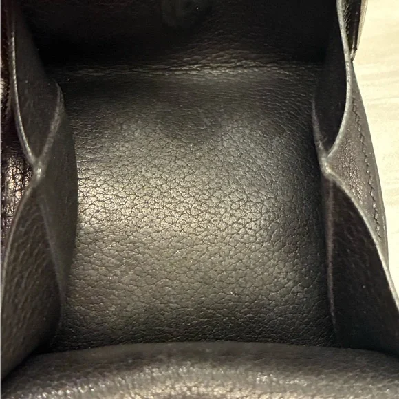 Hermes Black Leather Coin Pouch - Picture 15 of 15